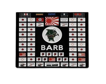 USS Barb (SS-220) WW2 Submarine Challenge Coin -Battle Flag Shaped