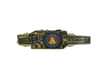 USS Independence (CV-62) US Navy Challenge Coin - Carrier Shape