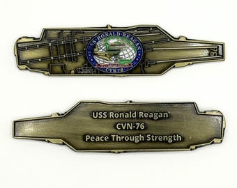 Collectible ZIPPO Lighter USS Ronald Reagan CVN-76 2003 - Etsy
