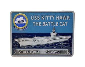 USS Kitty Hawk (CV 63) Commemorative Challenge Coin