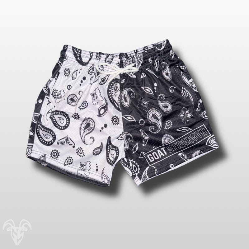 Bandana shorts available on Etsy with unique designs and styles