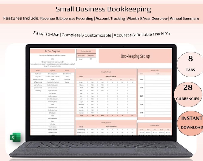 Premium Business Budget Spreadsheet