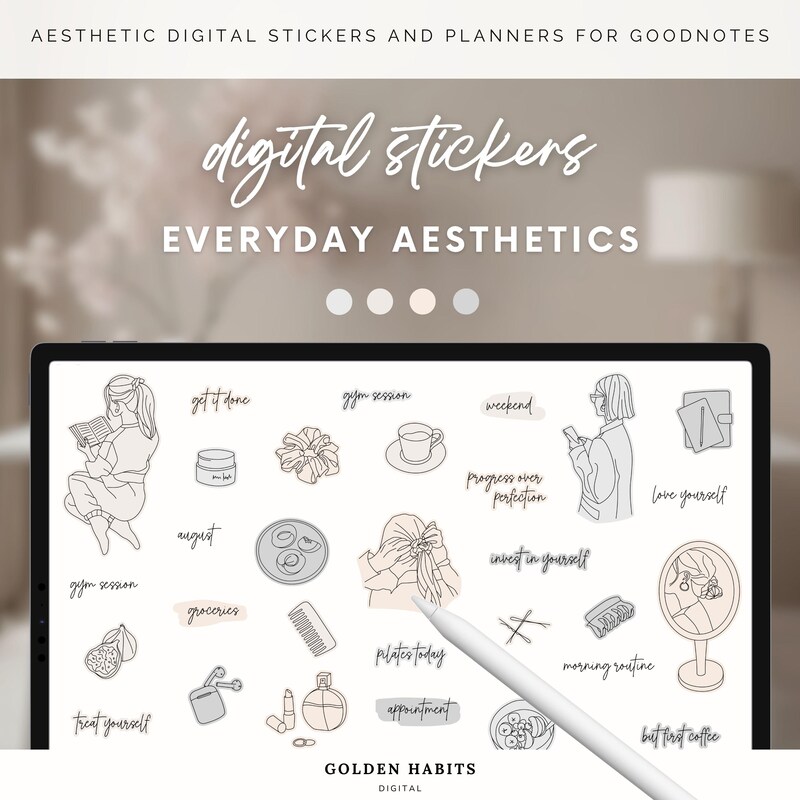 Sticker Pack Clean Girl - Etsy