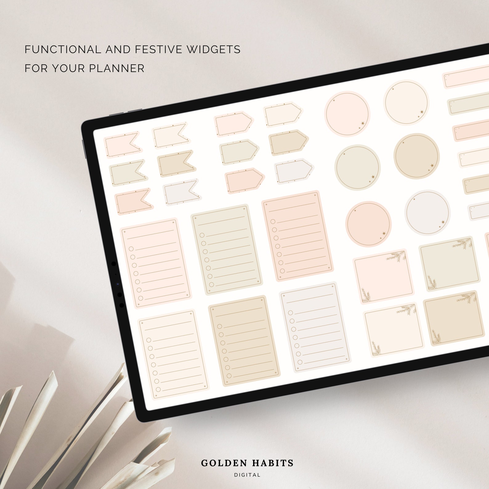 Digital Christmas Stickers for Goodnotes Sticker Book and Elements ...