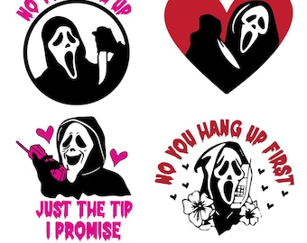 Funny Sarcastic Skulls SVG Bundle: Halloween Designs (Digital Download)