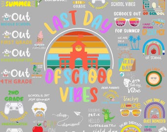 Last Day Of School 2025 Svg png, End Of School Svg, Last Day Autographs 2025, Official Autograph Shirt, Bruh We Out Png,School Teachers,Kids