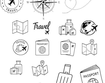 Travel SVG Bundle: Adventure Clipart for Cricut