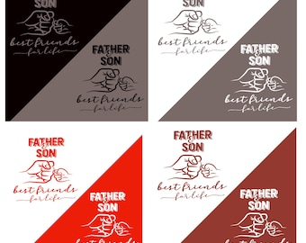 Vader en zoon beste vrienden voor het leven Svg, Vaderdag Svg, vader en zoon Svg, vader en zoon Svg, Happy Fathers Day, bijpassende familie Svg