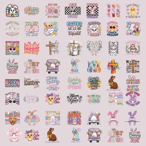 Easter SVG PNG Bundle, Happy Easter Svg, Easter Bunny SVG, Easter Shirts, Easter for Kids, Bunny Ears, Easter Quotes, Easter Egg Svg,