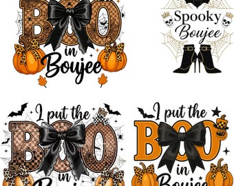 I Put The Boo In Boujee Png, Kokietka Halloween Png, Jesień Png, Upiorny Sezon Png, Dynia Png, Halloween Mama Png, Projekt Koszulki Sublimacyjnej