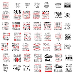 Honkbal Svg bundel, honkbal citaten Svg, honkbal lettertype Svg, honkbal steken Svg, honkbal moeder, honkbal hart Svg, honkbalspeler Svg