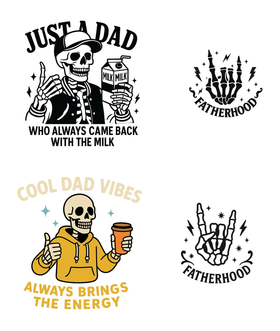 Retro Dad Raccoon PNG Bundle: Funny Father's Day Design - Etsy