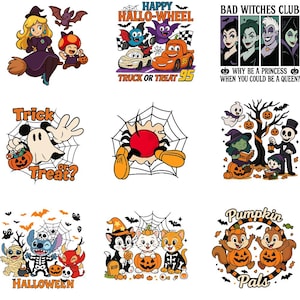 Halloween PNG Bundle: Vintage Horror Characters, Sublimation Designs (Digital Download)
