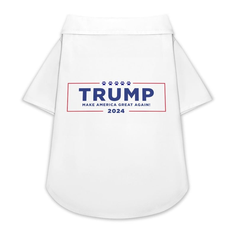 Camiseta Make America Great Again para mascotas, camisa con botones MAGA para perros o gatos, camiseta Trump para mascotas, productos de Trump, bufanda MAGA, gorra MAGA imagen 1
