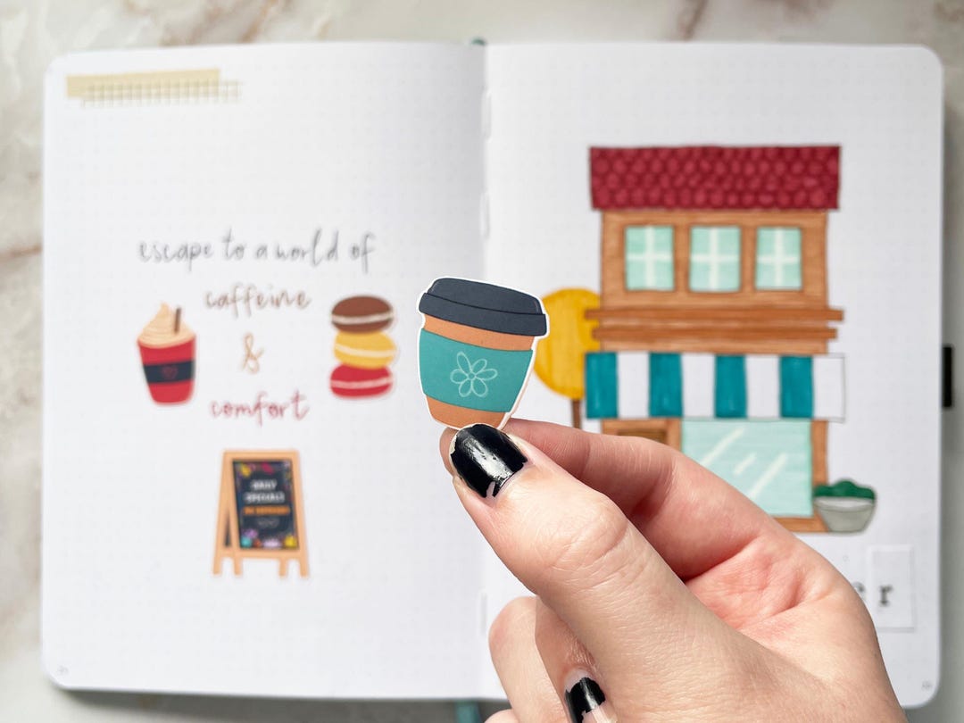 Coffee Cup Stickers Coffee Decal for Tumbler Accessories for Stanley ...