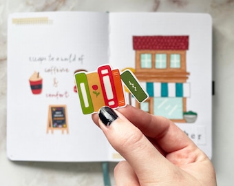 Cozy Books Sticker | Waterproof | Laminated Vinyl