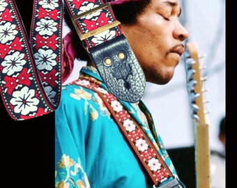 Foxy Lady Guitar Strap Hendrix Newport '69