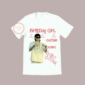 Peso Pluma Custom Name Birthday Shirt