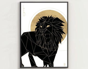 Leo - Astrology Decor Leo Poster - Zodiac Wall Decor for Astrology Enthusiast