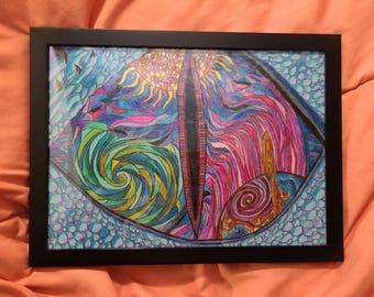 Stained Glass Dragon Eye