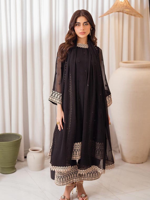 ready to wear formal pakistani dresses Emel | Online Festive Wear Kurtis in Pakistan
