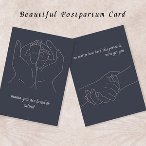 Motherhood Affirmation Cards | New Mum Card | New Mum Gift | Postpartum Cards | Positive Affirmation Card | Mother's Day Card