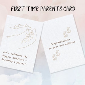 First Time Parents Cards | Cards For Parents To Be | Expecting Parents Gift | New Parents Gift | New Baby Cards | Welcome Baby Card