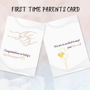 First Time Parents Cards | Cards For Parents To Be | Expecting Parents Gift | New Parents Gift | New Baby Cards | Welcome Baby Card