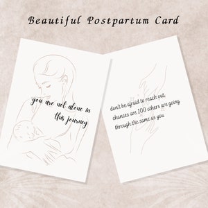 Motherhood Affirmation Cards | New Mum Card | New Mum Gift | Postpartum Cards | Positive Affirmation Card | Mother's Day Card