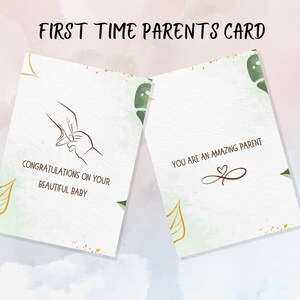 First Time Parents Cards | Cards For Parents To Be | Expecting Parents Gift | New Parents Gift | New Baby Cards | Welcome Baby Card