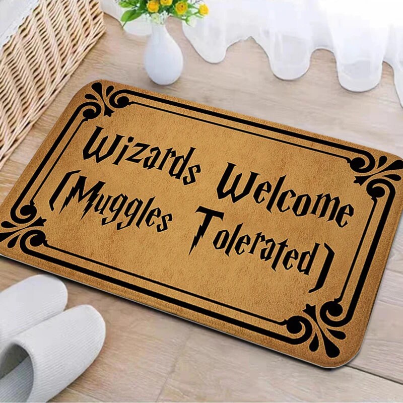 Harry Potter Doormat Gift Harry Potter Fans Rug Wizard Harry Potter