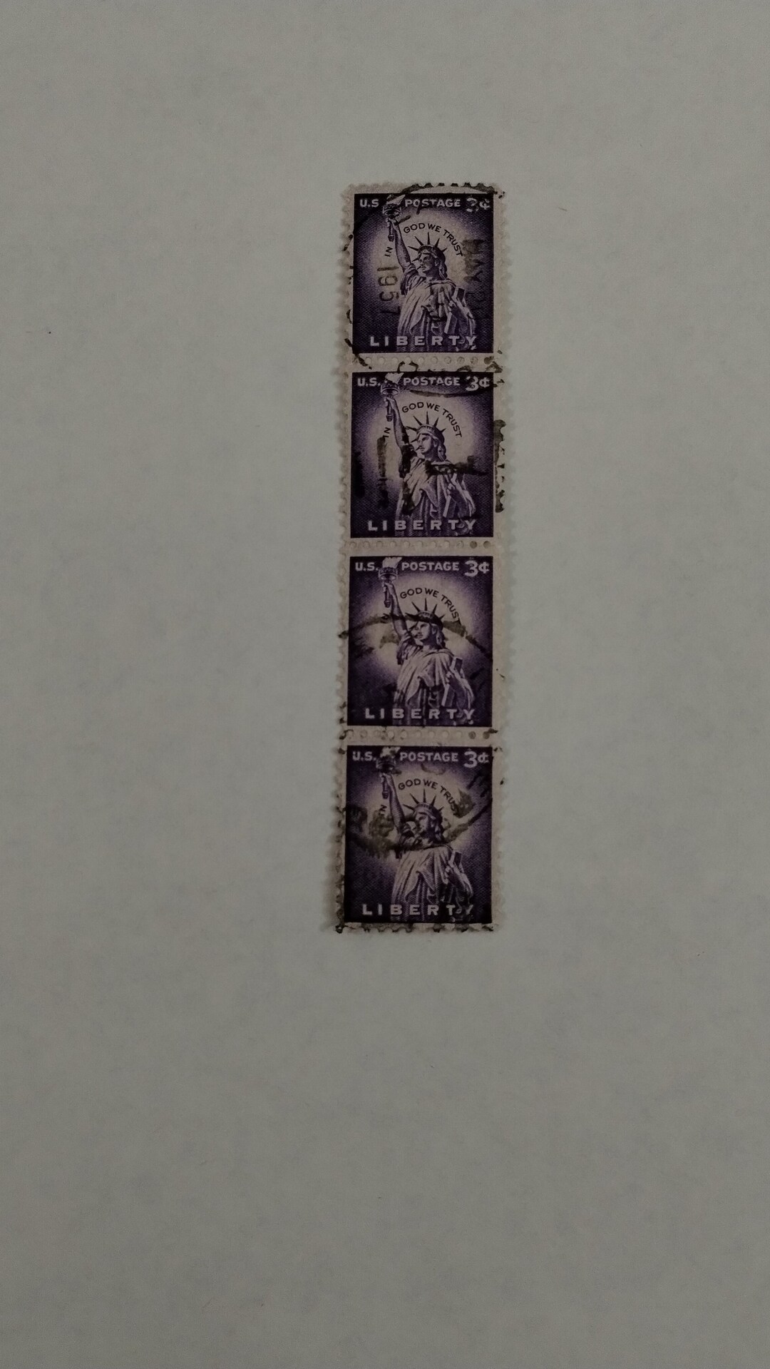 Timbre-poste : United States Postage, Statue de la liberté, 3 100, 1954