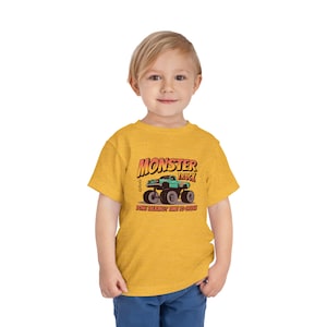 Monster Truck Toddler Tee, Monster Truck Toddler T-shirt, Truck Toddler Tee, Boys Monster Truck Tee