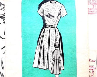 Vintage 1960s Anne Adams 4557 Dress Sewing Pattern Size 10