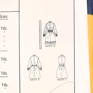 McCall's 9528 Dress in 3 Versions Size 10, Bust 32.5 ©1968 Vintage Sewing Pattern image 6