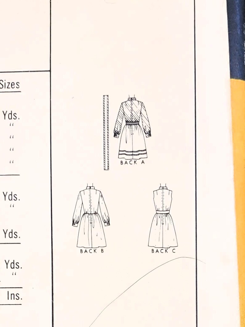 McCall's 9528 Dress in 3 Versions Size 10, Bust 32.5 ©1968 Vintage Sewing Pattern image 6