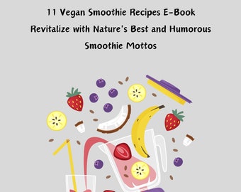 Livre électronique 11 recettes de smoothies végétaliens