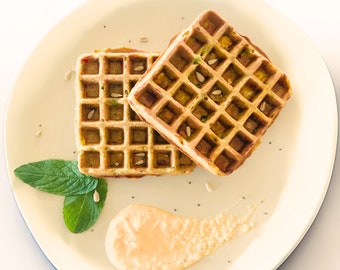 10 Plant-Based Waffle Recipes E-CookBook