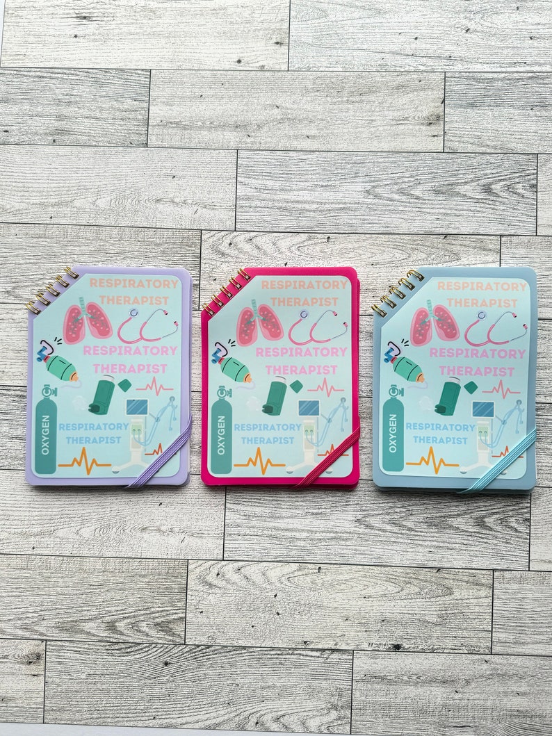 Respiratory Therapist Spiral Notebook RT Student Notebook Respiratory Therapist Gift RT Notebook