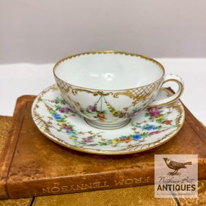 Antique Dresden Cup - Etsy