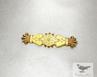 Antike Edwardianische Damen Kragen Bar Brosche, Bar Brosche, ca. Um 1910