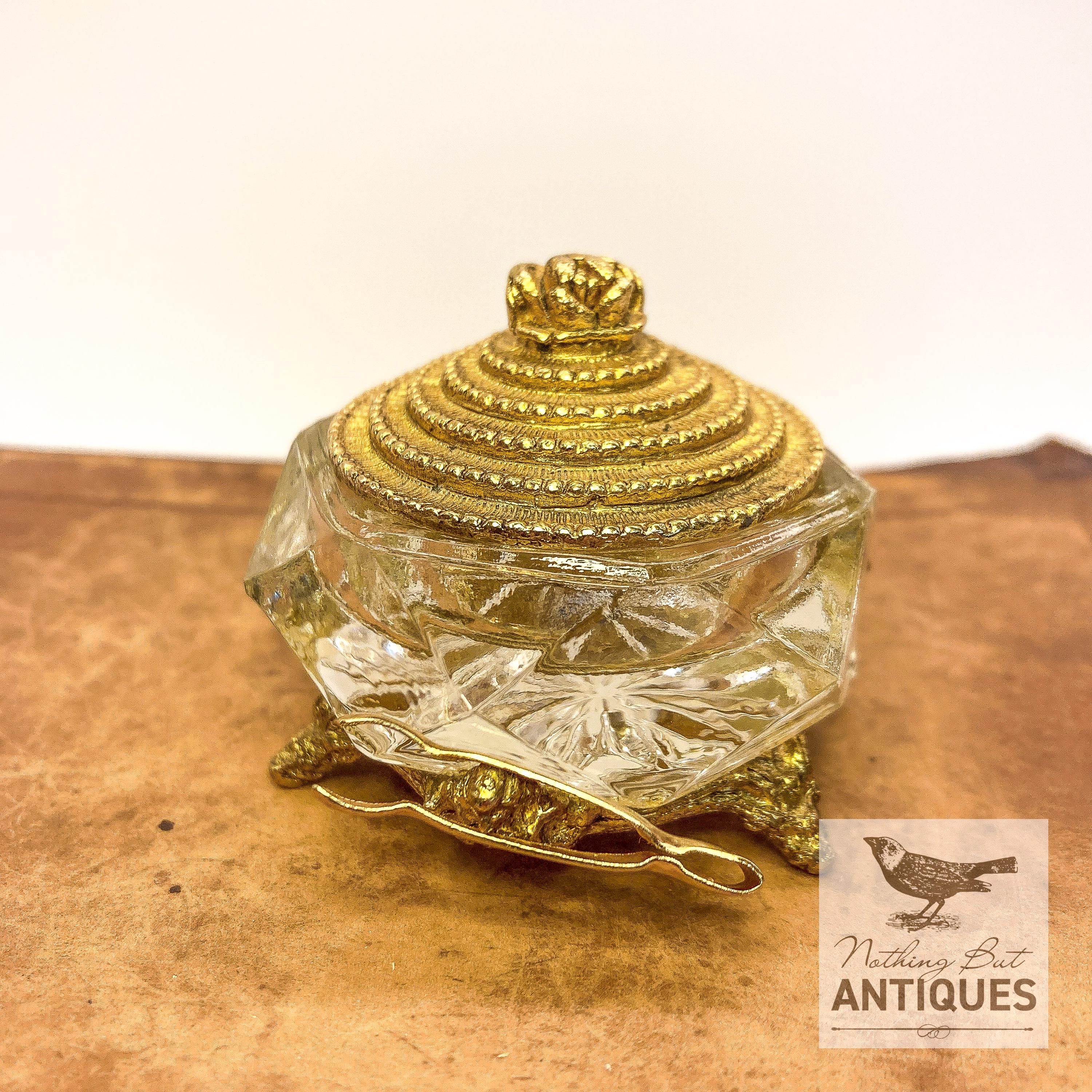 Antique Gold Gilded Box - Etsy