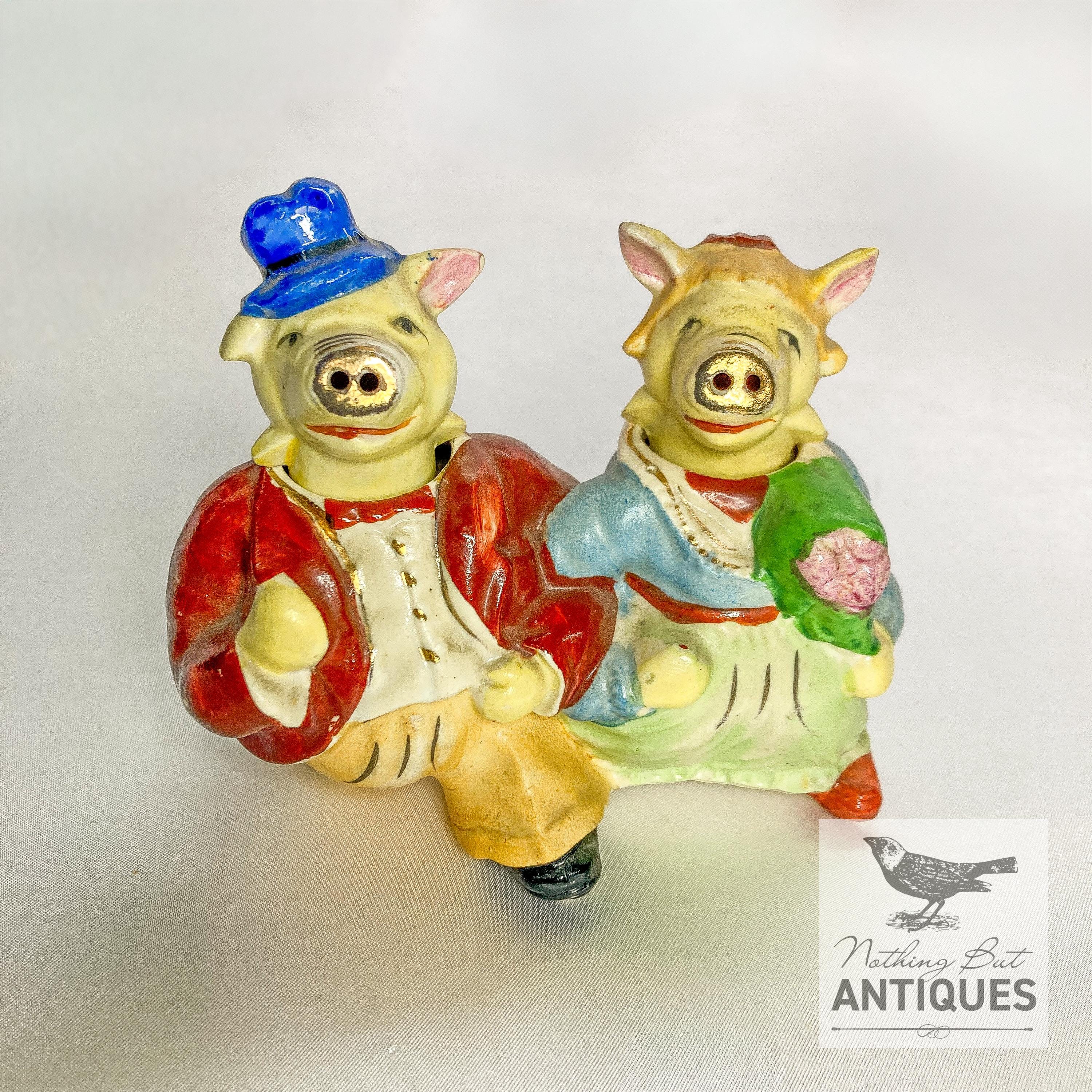 60s Ceramic Pig Japan - Etsy