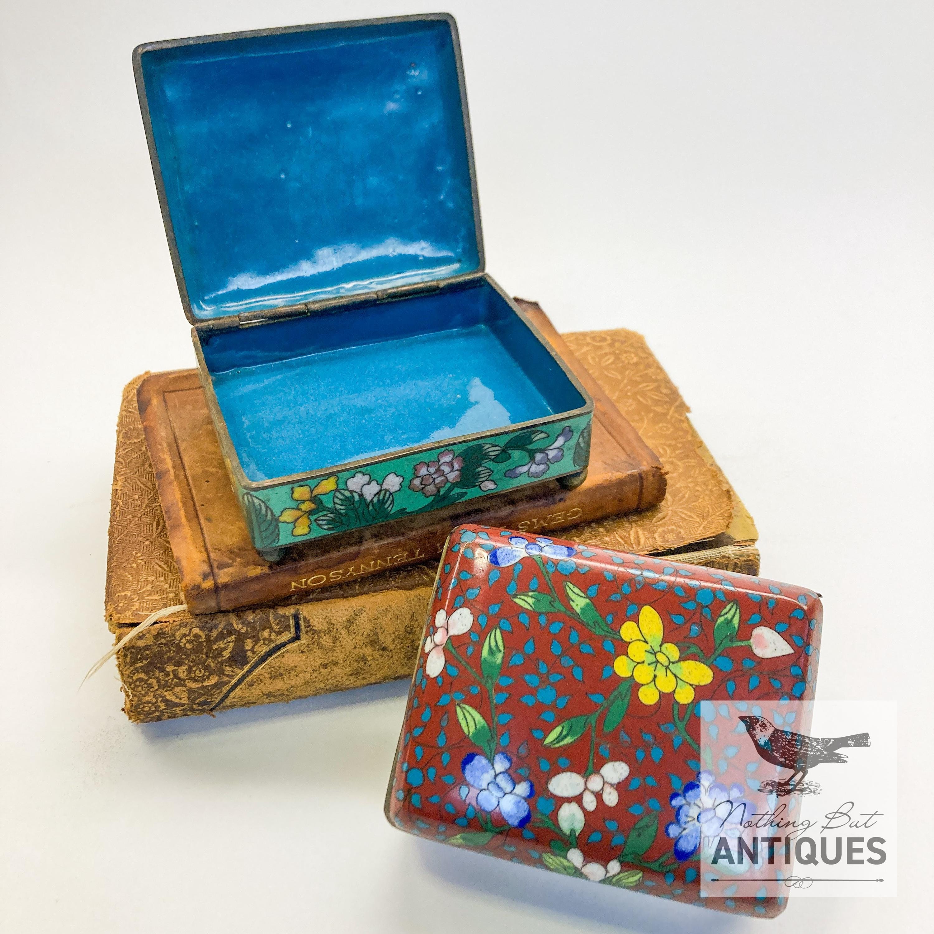 cloisonne cigarette box Cloisonne Cigarette Box