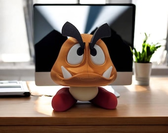 Goomba Piggy Bank 3D Printed Model - Banks Game Collectible Figurine fan art desk pet