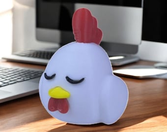 Sleepy Chikipi 3D Printed Model - Palworld Game Collectible Figurine fan art desk pet