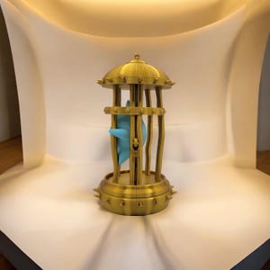 Lumalee in Cage 3D Printed Model - Super Mario Bros Game Collectible Figurine fan art desk pet image 8