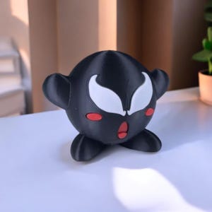 Venom Kirby 3D Printed Model - Kirby Game Collectible Figurine fan art desk pet