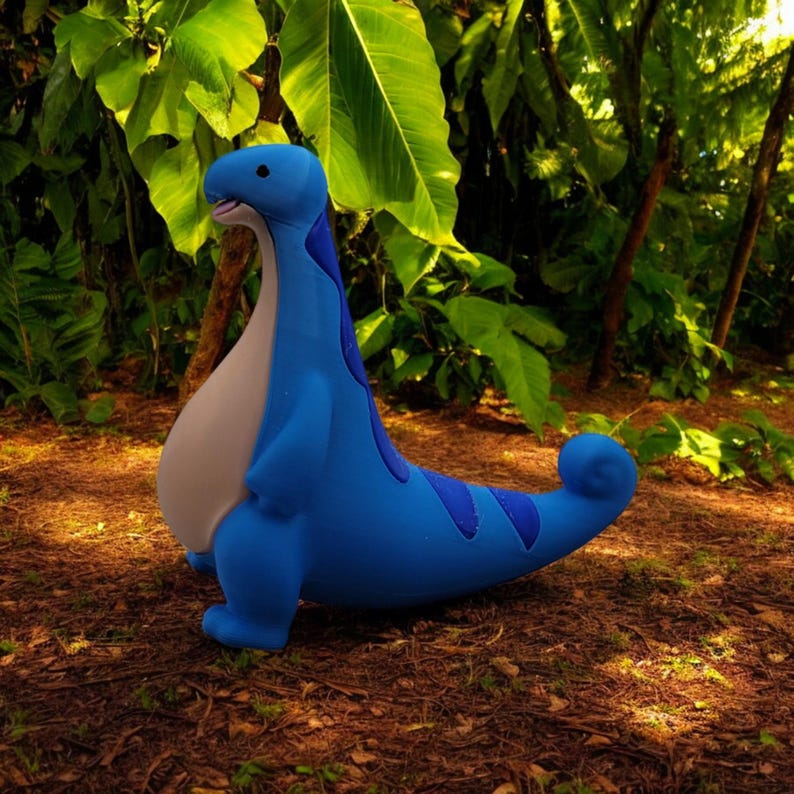 Relaxaurus 3D Printed Model - Palworld Game Collectible Figurine Fan Art Desk Pet - Etsy