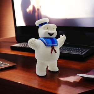 Stay Puft Marshmallow Man 3D Printed Model - Ghostbusters Game Collectible Figurine fan art desk pet